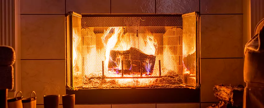 Mendota Hearth Landscape Fireplace Installation in Grandview, Missouri