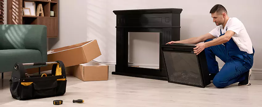 Old Rusted Metal Fireplace Repair And Replacement in Grandview, MO