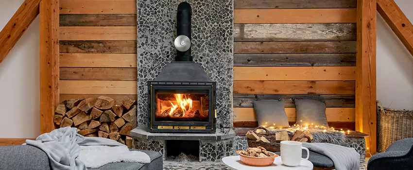Thelin Hearth Products Direct Vent Gas Stove Fireplace Inspection in Grandview, Missouri